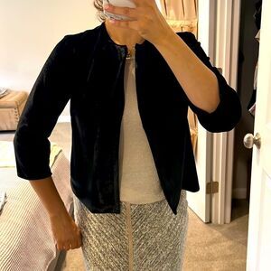 Apricot Cardigan velvet black size S.